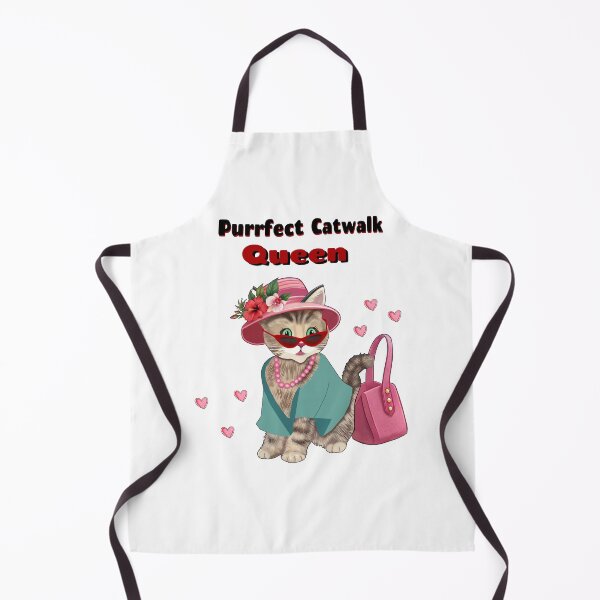 Item preview, Purrfect Catwalk Queen - Сyber Trendy Cat T-shirt  designed and sold by Felia001.