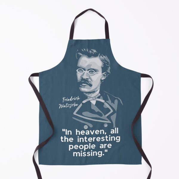 Item preview, Friedrich Nietzsche Portrait and Quote designed and sold by Unhinged Heather.