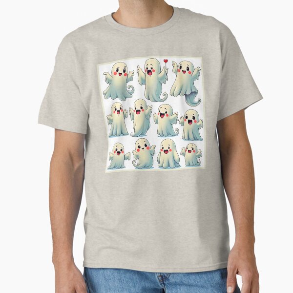Item preview, Spooky Cute Ghosts: Hauntingly Fun! designed and sold by Health And Fitness Posts e-Store.