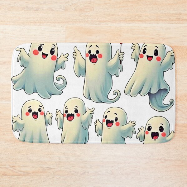 Item preview, Spooky Cute Ghosts: Hauntingly Fun! designed and sold by Health And Fitness Posts e-Store.
