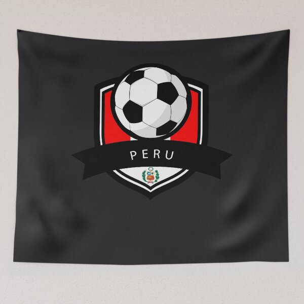 Item preview, Soccer flag Peru designed and sold by melsens.
