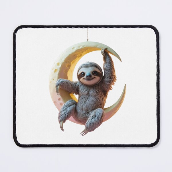 Item preview, Moon Sloth – Dreamy Kawaii Illustration designed and sold by BestZoneStore.