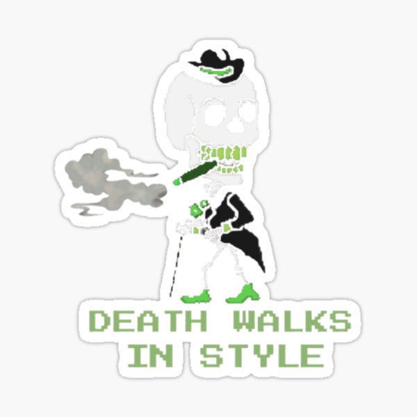 Item preview, Stylish Skeleton Boss with a Smoky Swagger designed and sold by DiscVenture.