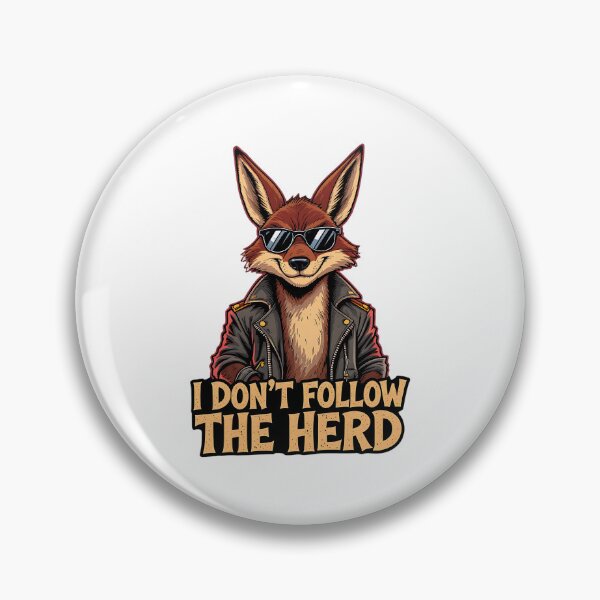 Item preview, "I Don't Follow the Herd" Bold Attitude Quote | Individuality Funny T-Shirt designed and sold by AI-volution.