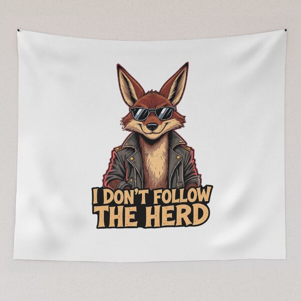 Item preview, "I Don't Follow the Herd" Bold Attitude Quote | Individuality Funny T-Shirt designed and sold by AI-volution.