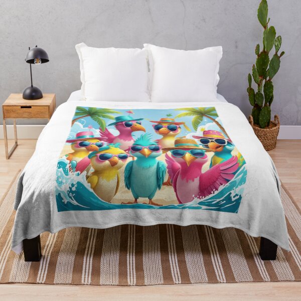 Artikelvorschau, Beach Party Birds: Exotischer Spaß mit Sonnenbrille entworfen und verkauft von Max Store.