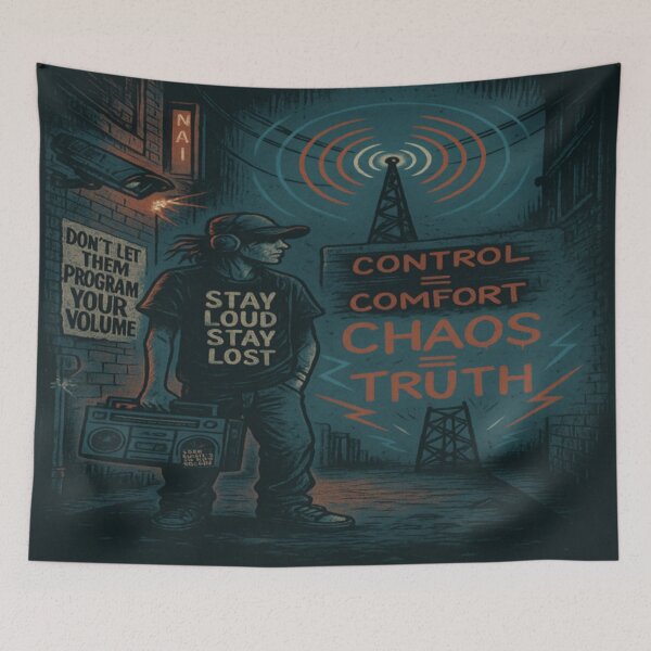 Item preview, Stay Loud, Stay Lost - Urban Rebel Street Art designed and sold by LOREANDDISORDER.