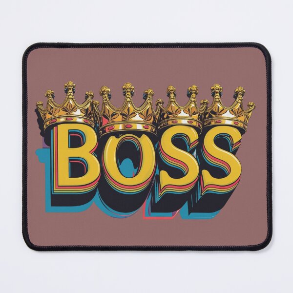 Item preview, Boss Leader Office Humor Humor Cool Cute Profession Occupation Saying Phrase designed and sold by UrbanStitchCreations.