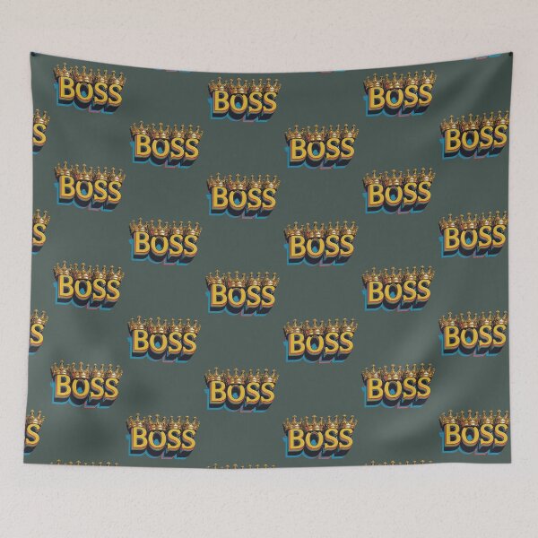 Item preview, Boss Leader Office Humor Humor Cool Cute Profession Occupation Saying Phrase designed and sold by UrbanStitchCreations.