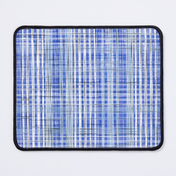 Item preview, Blue and white Random Plaid Seamless Repeat designed and sold by Sharon Schwalbe.