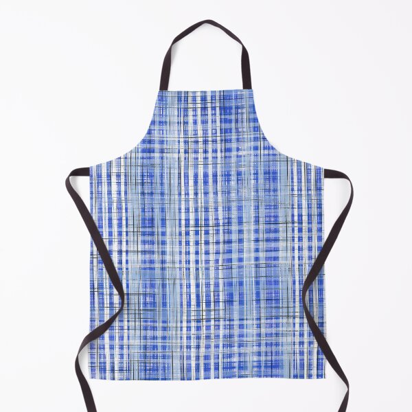 Item preview, Blue and white Random Plaid Seamless Repeat designed and sold by Sharon Schwalbe.