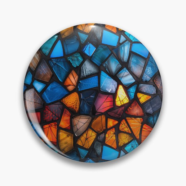 Item preview, Vibrant Stained Glass Mosaic Abstract Pattern designed and sold by NTGUILTY.