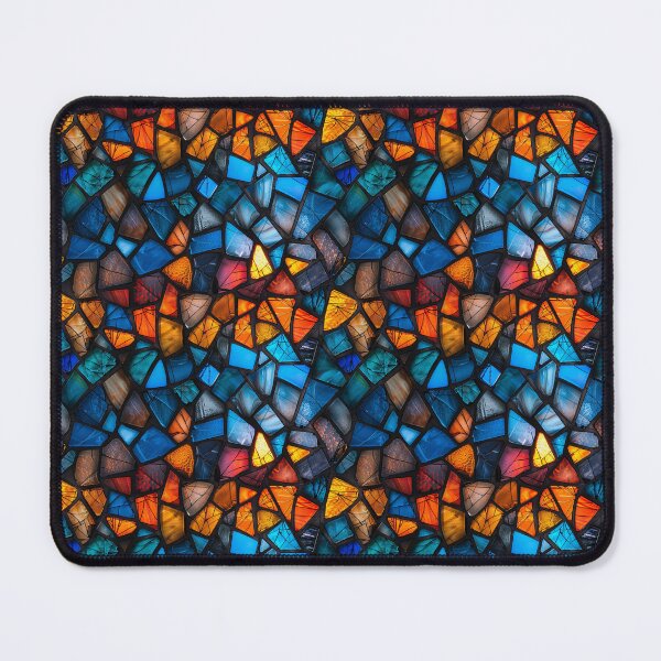 Item preview, Vibrant Stained Glass Mosaic Abstract Pattern designed and sold by NTGUILTY.
