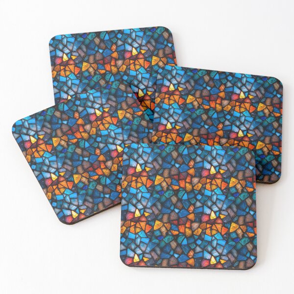 Item preview, Vibrant Stained Glass Mosaic Abstract Pattern designed and sold by NTGUILTY.