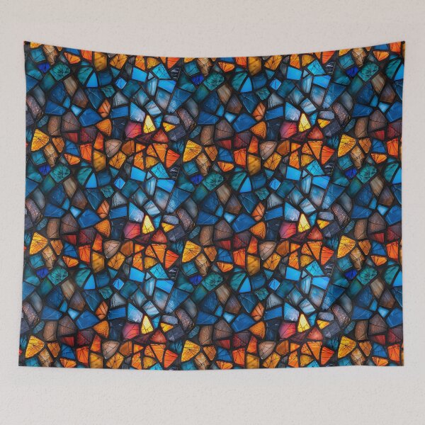 Item preview, Vibrant Stained Glass Mosaic Abstract Pattern designed and sold by NTGUILTY.