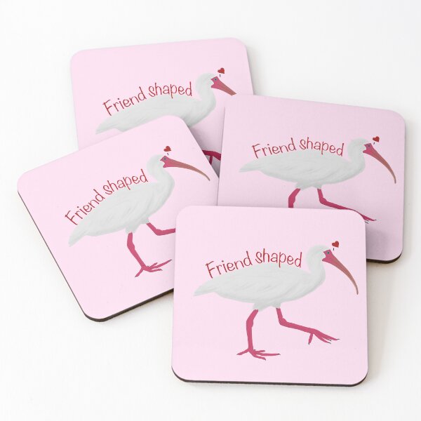 Item preview, Friend Shaped: White ibis  designed and sold by KLTcreations.