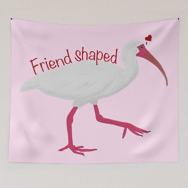 Item preview, Friend Shaped: White ibis  designed and sold by KLTcreations.