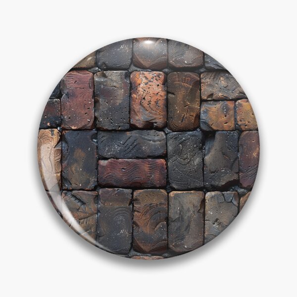 Item preview, Rustic Clay Brick Wall Textured Pattern designed and sold by NTGUILTY.