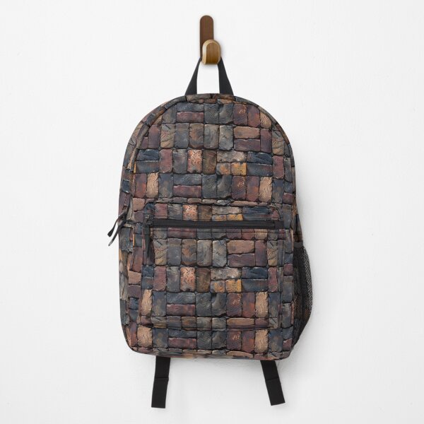 Item preview, Rustic Clay Brick Wall Textured Pattern designed and sold by NTGUILTY.
