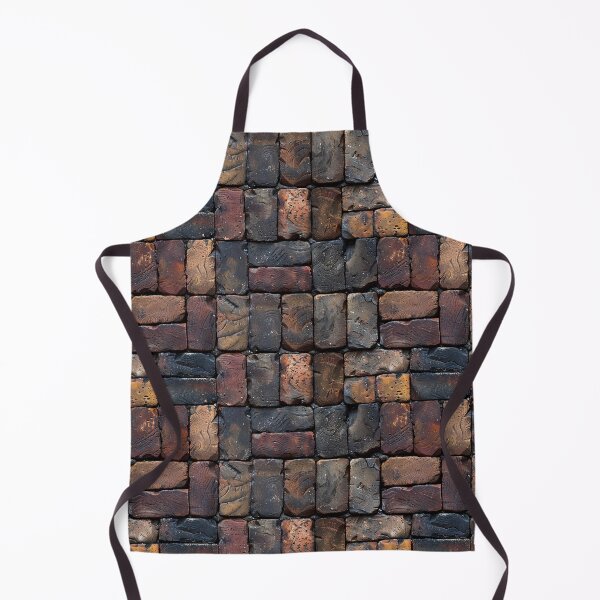 Item preview, Rustic Clay Brick Wall Textured Pattern designed and sold by NTGUILTY.