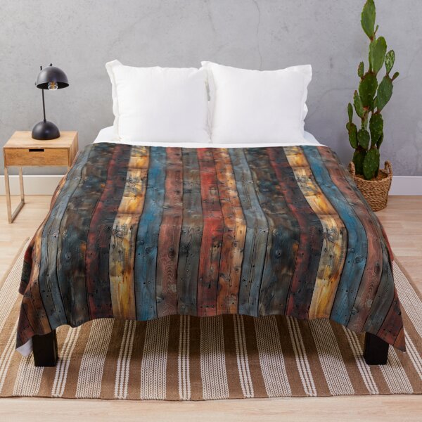 Item preview, Distressed Painted Wood Planks Multi-Colored Texture designed and sold by NTGUILTY.