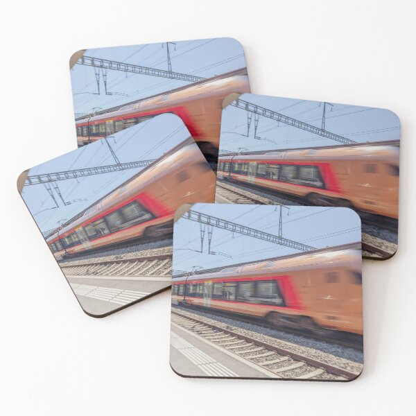 Item preview, Speeding Swiss Train  designed and sold by Blind Squirrel Photo Co..