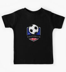 Soccer flag Australia Kids Tee