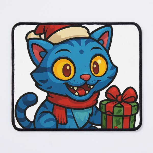 Item preview, Tigre azul y el día de Navidad designed and sold by FuzzyMood-_-.