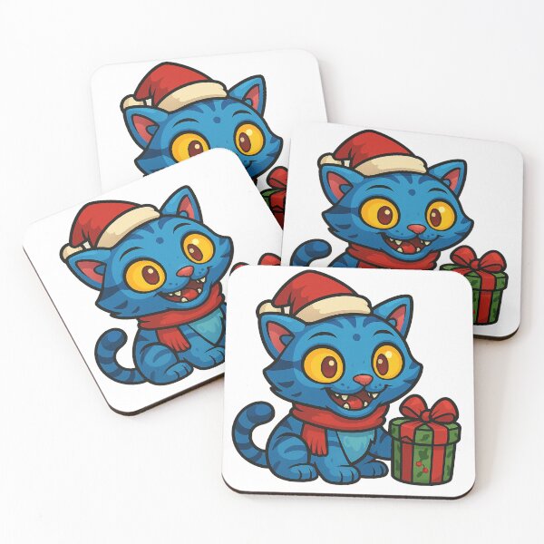 Item preview, Blue Tiger and Christmas day designed and sold by FuzzyMood-_-.