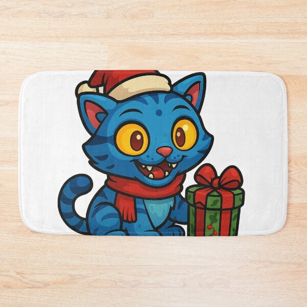 Item preview, Blue Tiger and Christmas day designed and sold by FuzzyMood-_-.