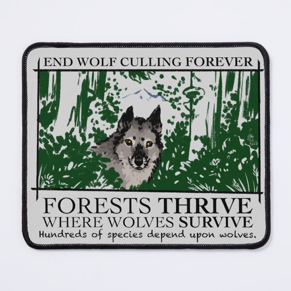 Item preview, Forests Thrive With Wolves designed and sold by Copperbora.
