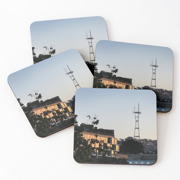 Item preview, Sutro Tower at Dusk designed and sold by Yard Cards.