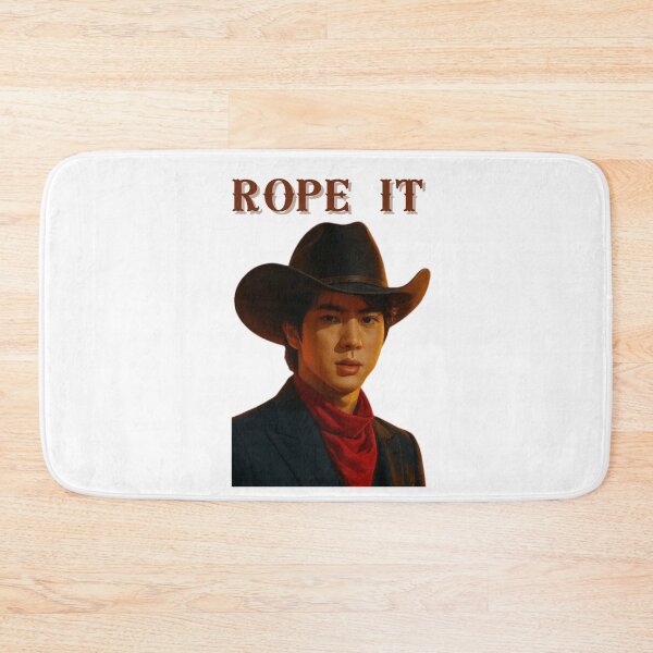 Item preview, Jin "Rope It" Cowboy TShirt – 2025 Kpop Concert Edition  designed and sold by HyperZenGolden.