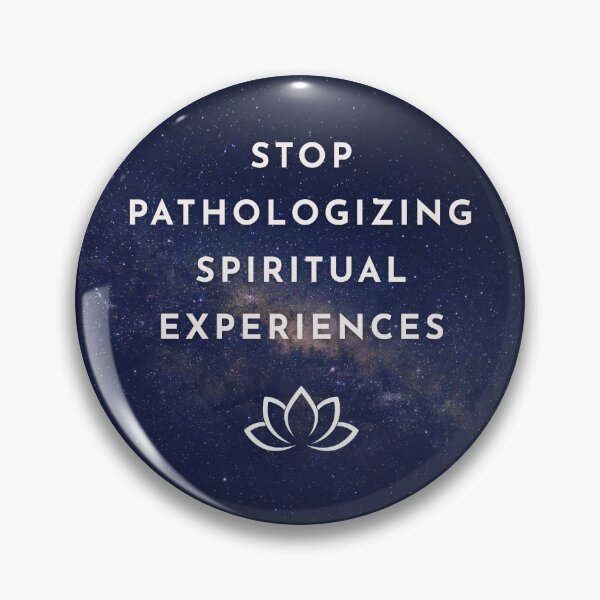 Item preview, Stop Pathologizing Spiritual Experiences with lotus designed and sold by Rainbow Nebula 7000.