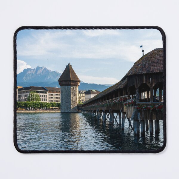 Item preview, Spreuerbrücke Bridge in Lucerne, Switzerland  designed and sold by Blind Squirrel Photo Co..