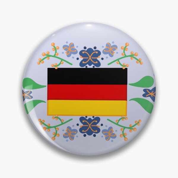 Artikelvorschau, Deutsche Flagge mit Blumen entworfen und verkauft von DreamwatcherArt.