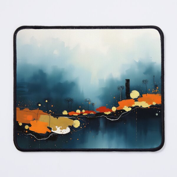 Item preview, Abstract lake panorama designed and sold by 2-Seraphira.