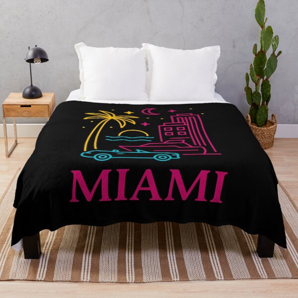 Item preview, Miami Neon Skyline Collection: Futuristic City Lights designed and sold by Design_Your_Day.