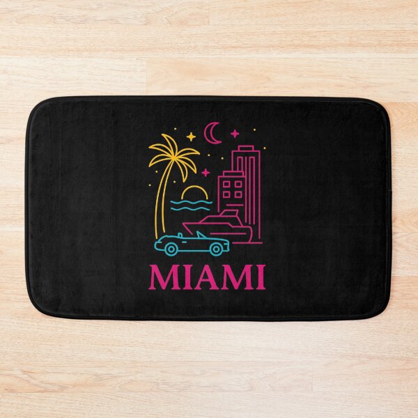 Item preview, Miami Neon Skyline Collection: Futuristic City Lights designed and sold by Design_Your_Day.