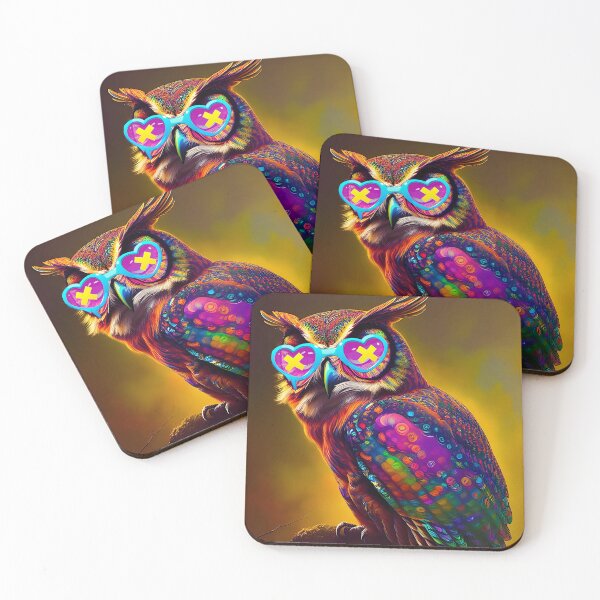 Item preview, Cool Rage Mode Rave Party Owl designed and sold by FestDrip.