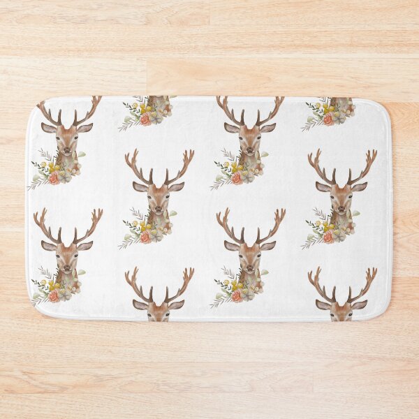 Item preview, Wonderful Deer with Flowers designed and sold by EduMood.
