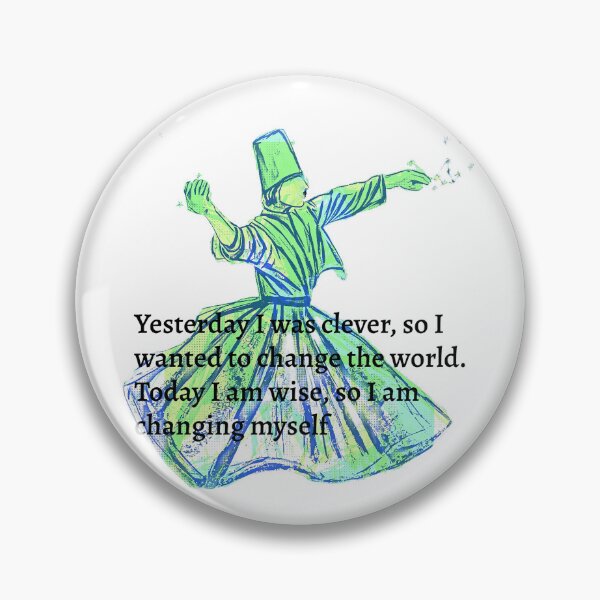 Item preview, Whirling Darwish in pop art style with beautiful saying  designed and sold by wallartofmio.