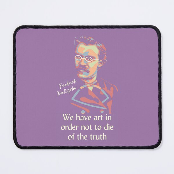 Item preview, Friedrich Nietzsche Portrait and Quote designed and sold by Unhinged Heather.