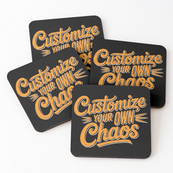 Item preview,  CUSTOMIZE YOUR OWN CHAOS - MOTIVATIONAL QUOTES - TEXT - TYPOGRAPHY designed and sold by Gihan-Design.