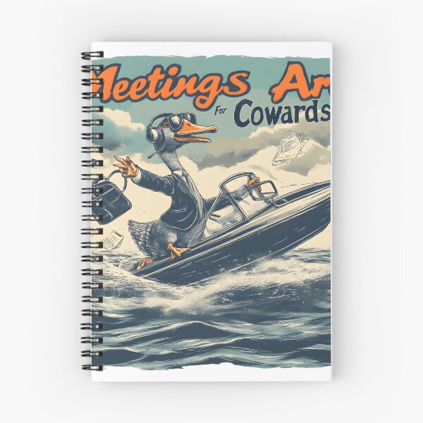 Item preview, Meetings are for Cowards Silly Goose designed and sold by JonHale.