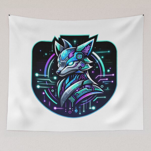 Item preview, Hologram Fox Hacker designed and sold by  ViralVisionsCreating .