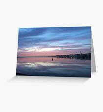 Sunset beach Greeting Card
