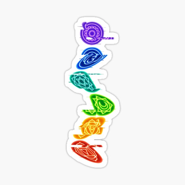 Item preview, Digital Energy Spectrum – Sixfold Harmony Emblem designed and sold by Mōnk Mode Society.