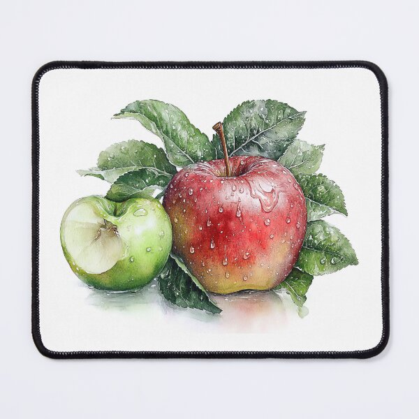 Item preview, “Bitten Contrast: The Apple of Duality” designed and sold by bloorose.