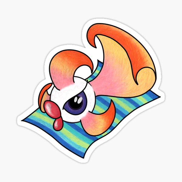 Item preview, Summer fun fish pin-up designed and sold by AColourfulJay.